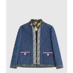 샴브레이 데님 재킷