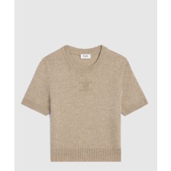 숏 슬리브 스웨터