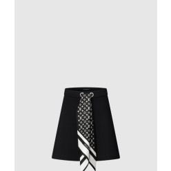 모노그램 스카프 미니 스커트