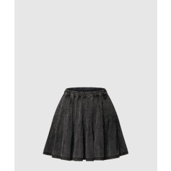 플리티드 저지 스커트