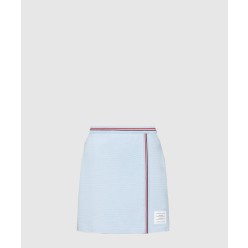 코튼 와플 미니 랩 스커트