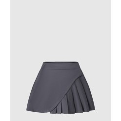 불규칙한 플리츠 스커트