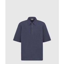 CD Diamond 자수 폴로 셔츠