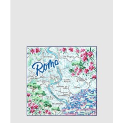 Souvenir 90 스퀘어 스카프 54RIV