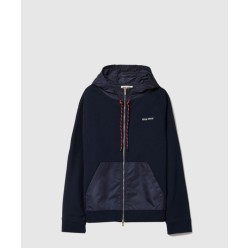 코튼 플리스 지퍼 후디