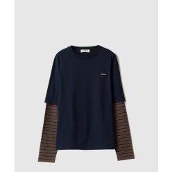 긴 소매 저지 티셔츠