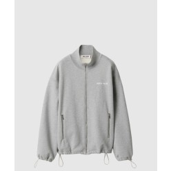 코튼 프리스 지퍼 스웨트셔츠