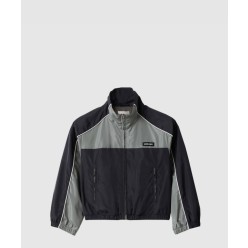 기능성 실크 지퍼 블루종 재킷