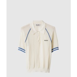 코튼 니트 폴로 셔츠