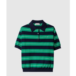 코튼 니트 폴로 셔츠