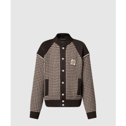 니티드 코튼 자카드 보머