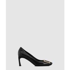 트럼펫 메탈 버클 펌프스 4001