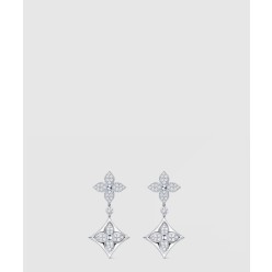 컬러 블라썸 긴 귀걸이 Q96501