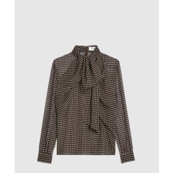 라발리에르 블라우스