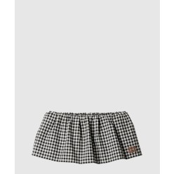 깅엄 체크 미니스커트