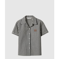 깅엄 체크 셔츠