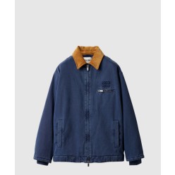 코듀로이 칼라 개버딘 트럭커 재킷