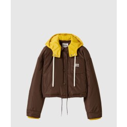 테크니컬 퐁제 다운 후디 재킷