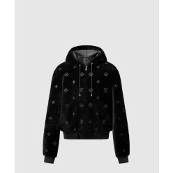 모노그램 엠벨리시드 시어링 후디