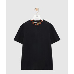 크로셰 티셔츠 코튼