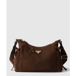 익스플로어 라지 스웨이드 핸드백 1BC264