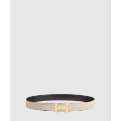 H Striee 벨트 버클 리버서블 가죽 스트랩