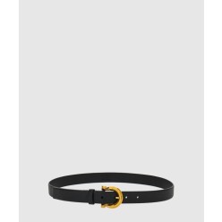 그레인 레더 간치니 버클 벨트 230242