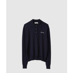 울 니트 폴로 셔츠