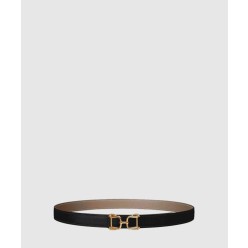 아라베스크 벨트 버클 리버서블 가죽 스트랩