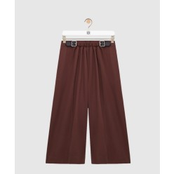 크롭 벨트 트라우저