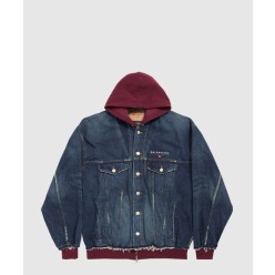 패치드 데님 재킷