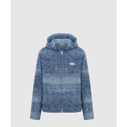 Christian Dior Paris 라벨 후드 블루종 재킷