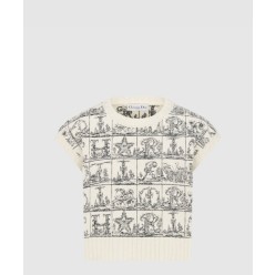 자수 스웨터 베스트