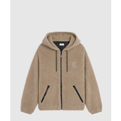 후드 재킷 울 코튼 플리스