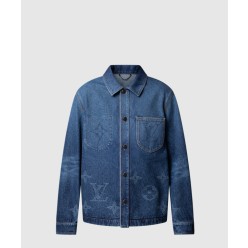 모노그램 데님 워크웨어 오버셔츠