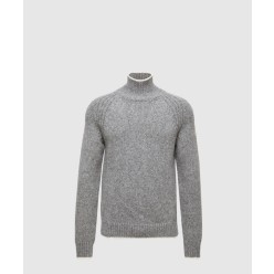 파카  울 혼방 터틀넥 스웨터