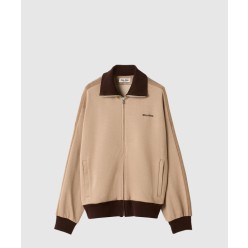 저지 지퍼 스웨트셔츠