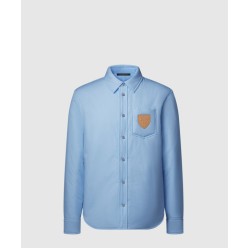 리버서블 패딩 롱 슬리브드 오버셔츠