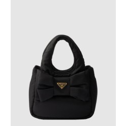 리본 장식 패딩 리나일론 미니백  1BA359