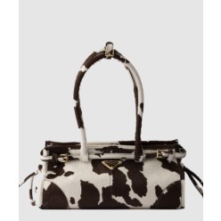 보니 미디엄 프린티드 가죽 핸드백 1BA426