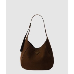 라지 스웨이드 숄더백 1BC196